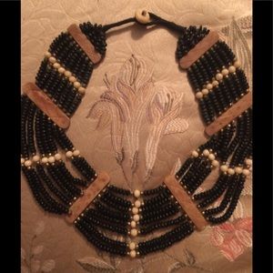 Black Beaded Choker